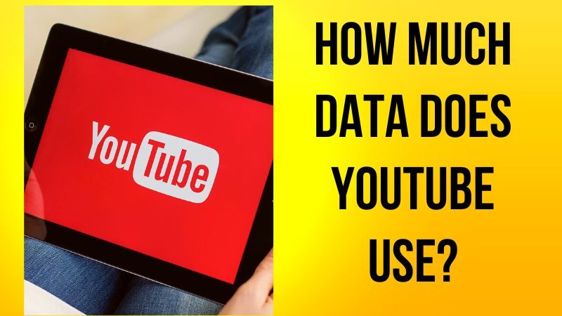 How much data is consumed watching a video on YouTube ?