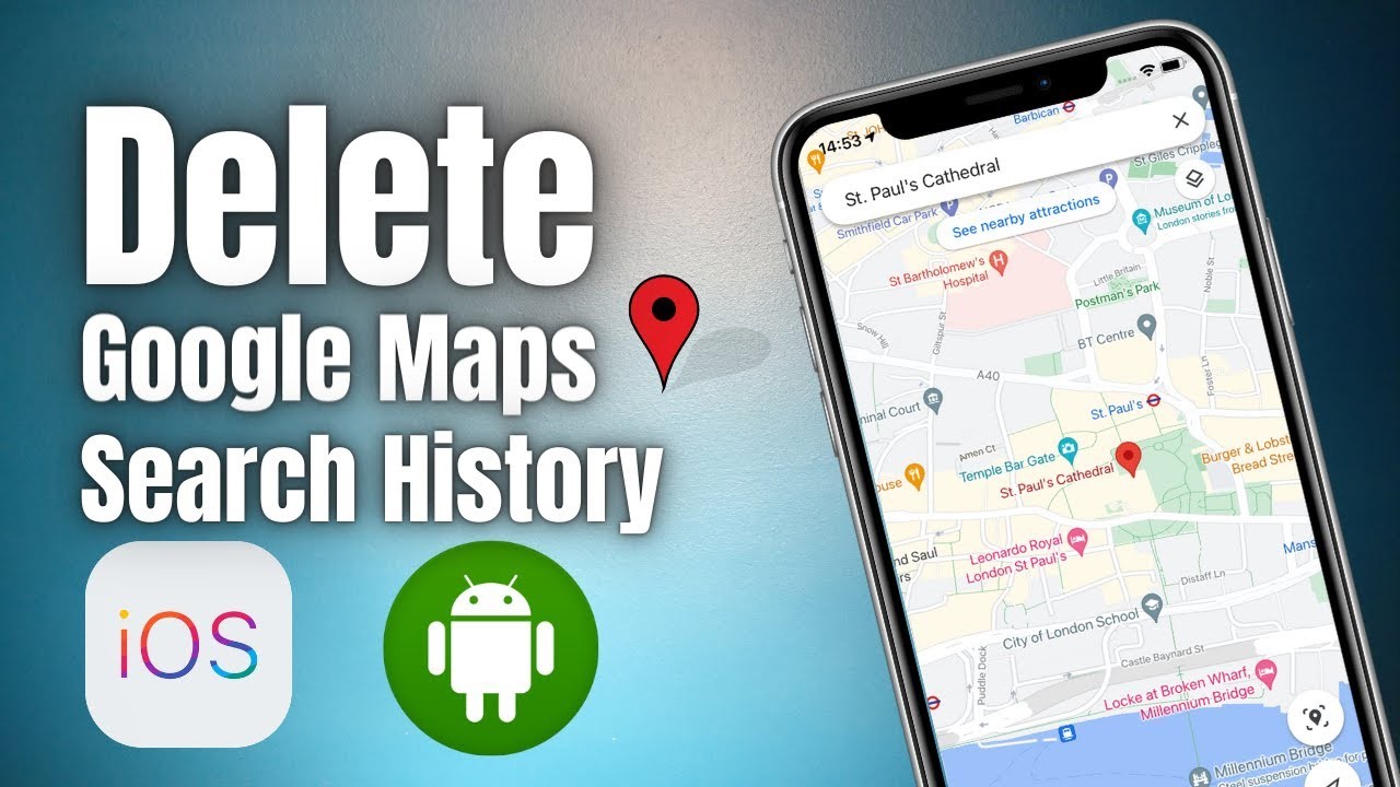 How to delete Google Maps history ?