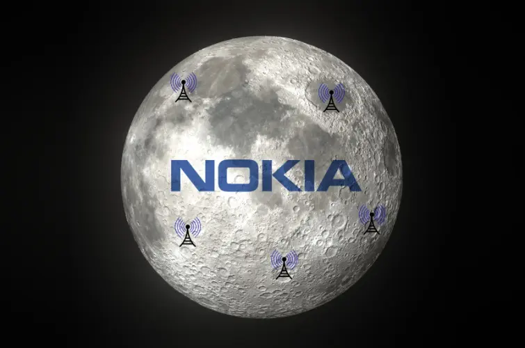 Nokia expanding 4G internet  on the moon